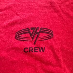 Vintage 90s Van Halen Crew T-Shirt | Screen Stars Best | Soft 50/50 Red
